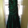 Green evening dress approx size 12 Image 2