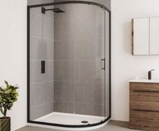 (New) Shower Tray and Shower Door.