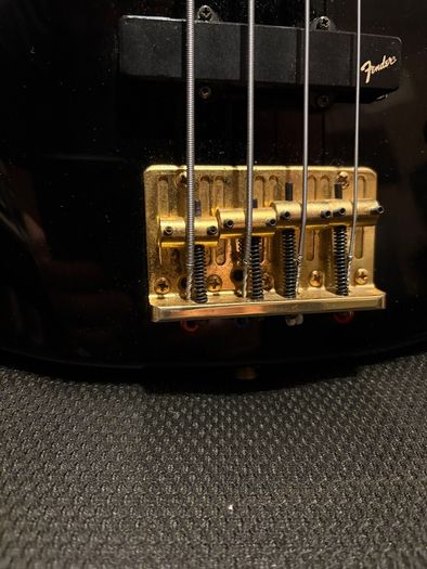 1988 Fender Japan PJR65 Jazz Bass Special PJ Active Contemporary Bass (Black)