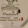SET OF 2 SMALL Mason Ironstone Green Chartreuse Pattern Image 9
