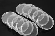10 Plastic Coin Capsules / Holders 38 mm