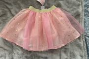BNWT pink and gold tutu skirt, "one size", roughly 4-6 years