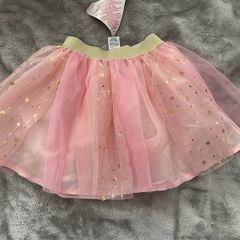 BNWT pink and gold tutu skirt, "one size", roughly 4-6 years