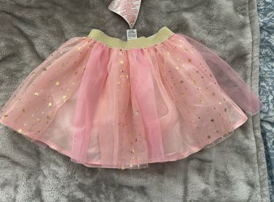 BNWT pink and gold tutu skirt, "one size", roughly 4-6 years