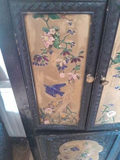 old wooden cabinet