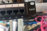 Patch panel 24 port Cat 6