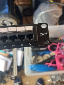 Patch panel 24 port Cat 6
