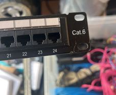 Patch panel 24 port Cat 6