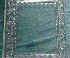 Marquis by Waterford Crystal Floral Crystal Glass Picture Frame.