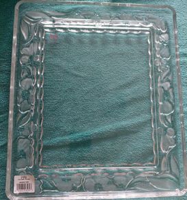 Marquis by Waterford Crystal Floral Crystal Glass Picture Frame.