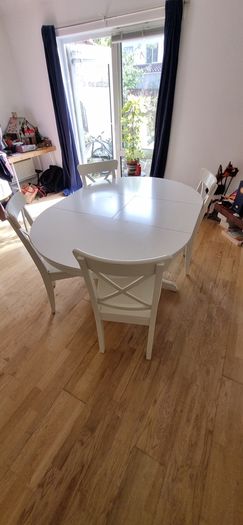 IKEA INGATORP Extendable Dining Table +