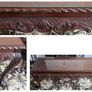 Victorian-style Carved Mahogany Coffee Table Image 2