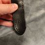 Black Leather Belt 1.25 metres approx 4 foot Image 5