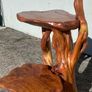 Unique Sculptural Tree Root Display Stand / Live Edge 2-Tier Table Image 4