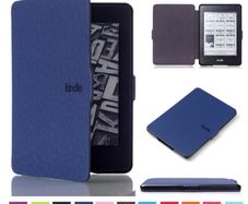New Kindle Paperwhite 6'' (2018) Wallet Case Navy