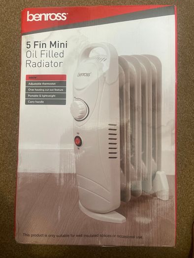 Mini oil filled radiator