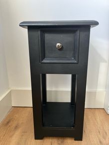 Black narrow locker