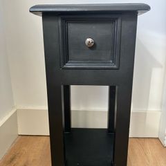 Black narrow locker