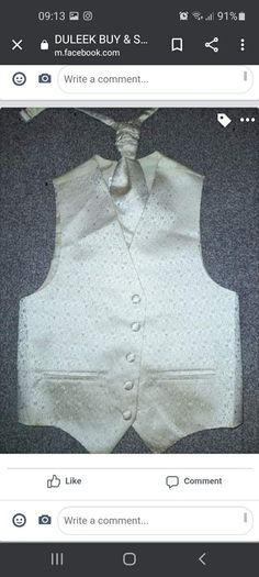 White Communion Suit Age 8-10