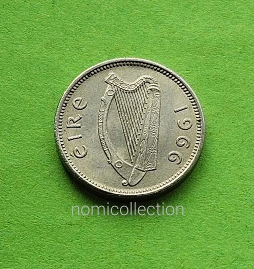 Ireland 1966 year 3 Pence.