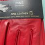 Soft leather gloves  Size Small Image 3