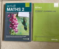 Junior Cycle Mathematics Active Maths 2 Higher Level Textbook and Student Learning Log Set