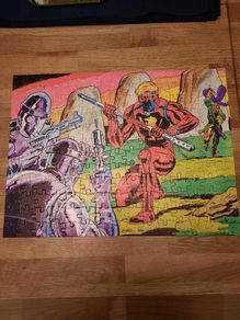 Vintage Marvel Jigsaw 1978 -Captain Britain - Very rare