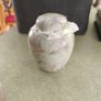 Ginger Jar, Barrel Shape Made in Japan, Pink and Purple Flowers Image 3