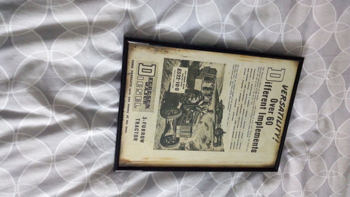 Vintage tractor advertising posters