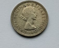 1959 Great Britain Sixpence from the United Kingdom
