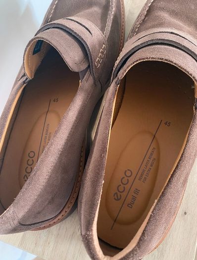 ECCO Metropole London Suede Loafers 10.5