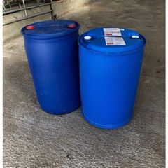 Blue Plastic Barrels