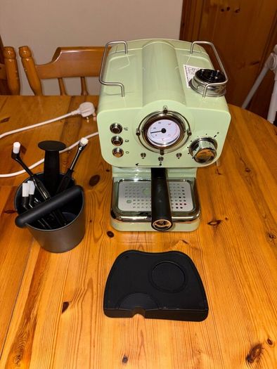 Swan retro Espresso coffee machine - Pistachio