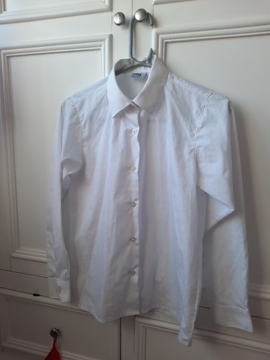 Boys white shirt David Luke like new size 9-10 years
