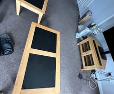 Corner tv unit, coffee tables