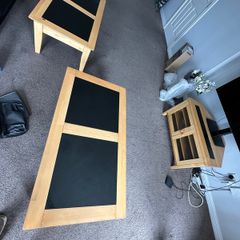 Corner tv unit, coffee tables