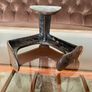 Cobblers Anvil Vintage Cast Iron Shoe Last Book End Door Stop Heavy Prop Image 5