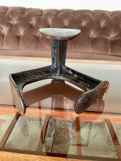 Cobblers Anvil Vintage Cast Iron Shoe Last Book End Door Stop Heavy Prop