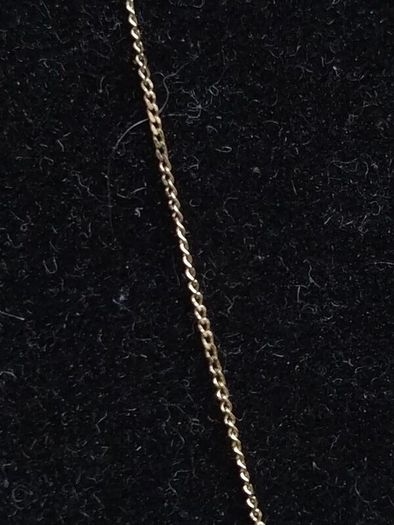 9 Carat Gold Fine Chain Necklace 45.5 cm Hallmarked