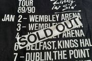 vintage rock tee shirt Bon Jovi 1990