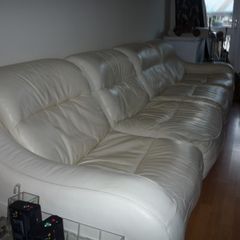 4 seater leather sofa