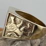 silver genuine diamond ring Image 2