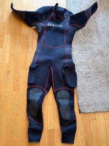 Hollis SD7 7mm Semi-Dry Diving Suit Size L Scuba / Cold Water