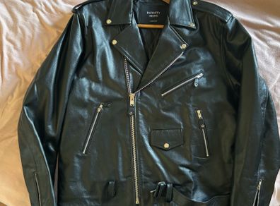 Infinity real leather biker jacket 3XL XXXL brand new with tags