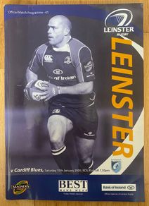 2009 Leinster v Cardiff Blues - Magners League Programme