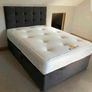 New Stylish Double 4ft, 4ft6, King 5ft And 6ft Superking Sizes Divan Beds Instock. Drawers And Optional Tufted Mattresses Available. Free Delivery Image 5