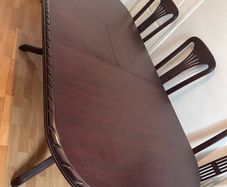 Mahogony Table with 5 chairs
