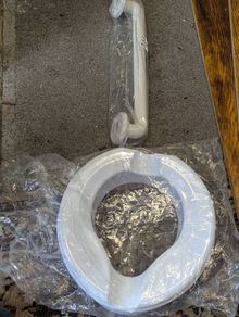 Specialised Needs Toilet Seat plus support handle