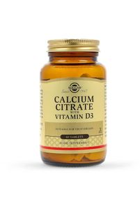 Solgar Calcium Citrate with Vitamin D3 60 Tablets