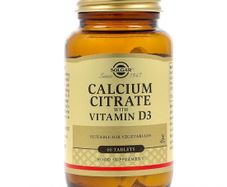Solgar Calcium Citrate with Vitamin D3 60 Tablets